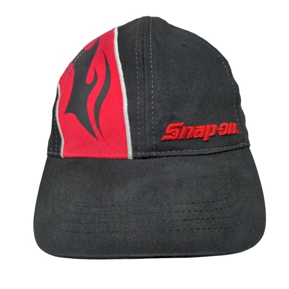 Snap-on Strapback Hat Black OS Adjustable Embroidered Wild Impact Marketing - Picture 1 of 8